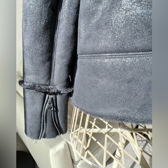 Free People Faux Shearling Moto Jacket - Picture 5 of 14